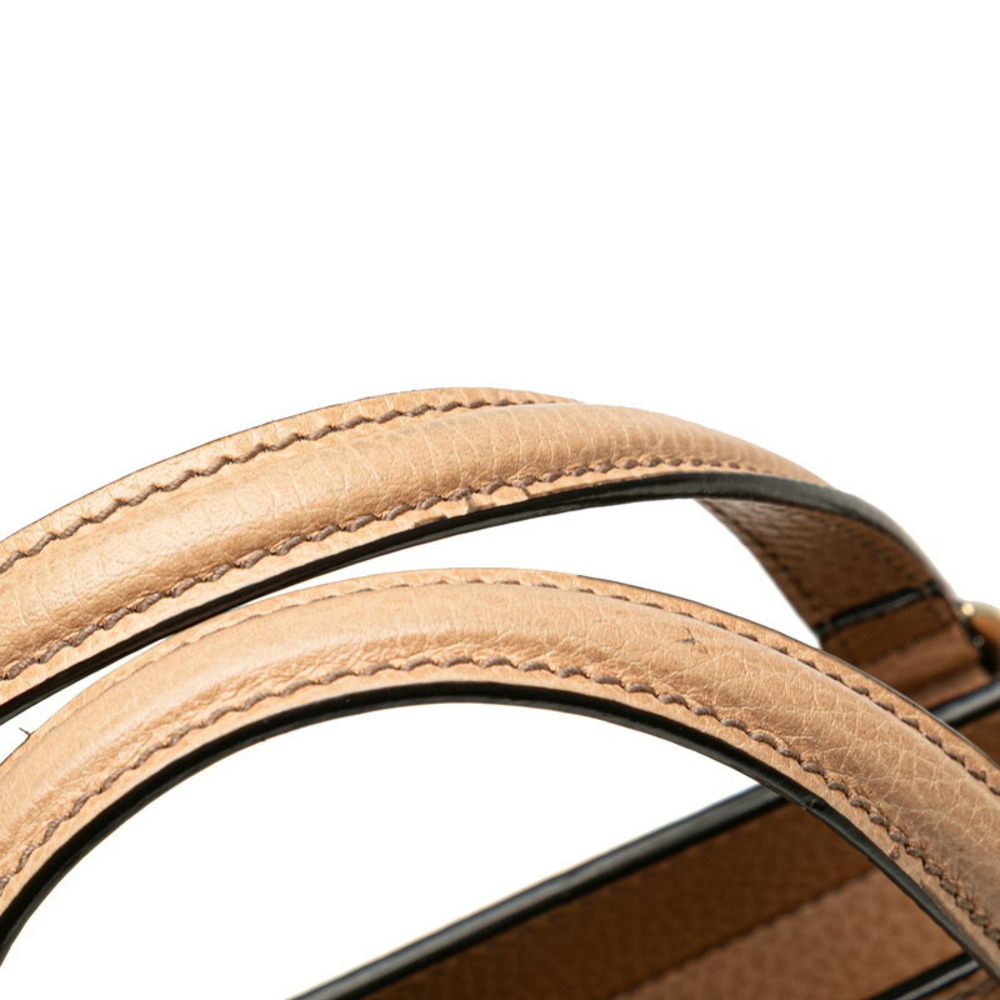 Gucci Interlocking GG Soho Shoulder Bag beige leather - Picture 5 of 8